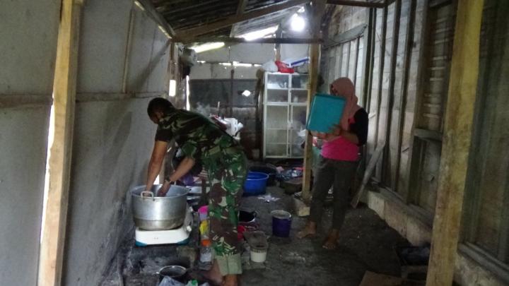  Perebusan Gethuk Singkong Oleh Satgas TMMD 110 Bojonegoro